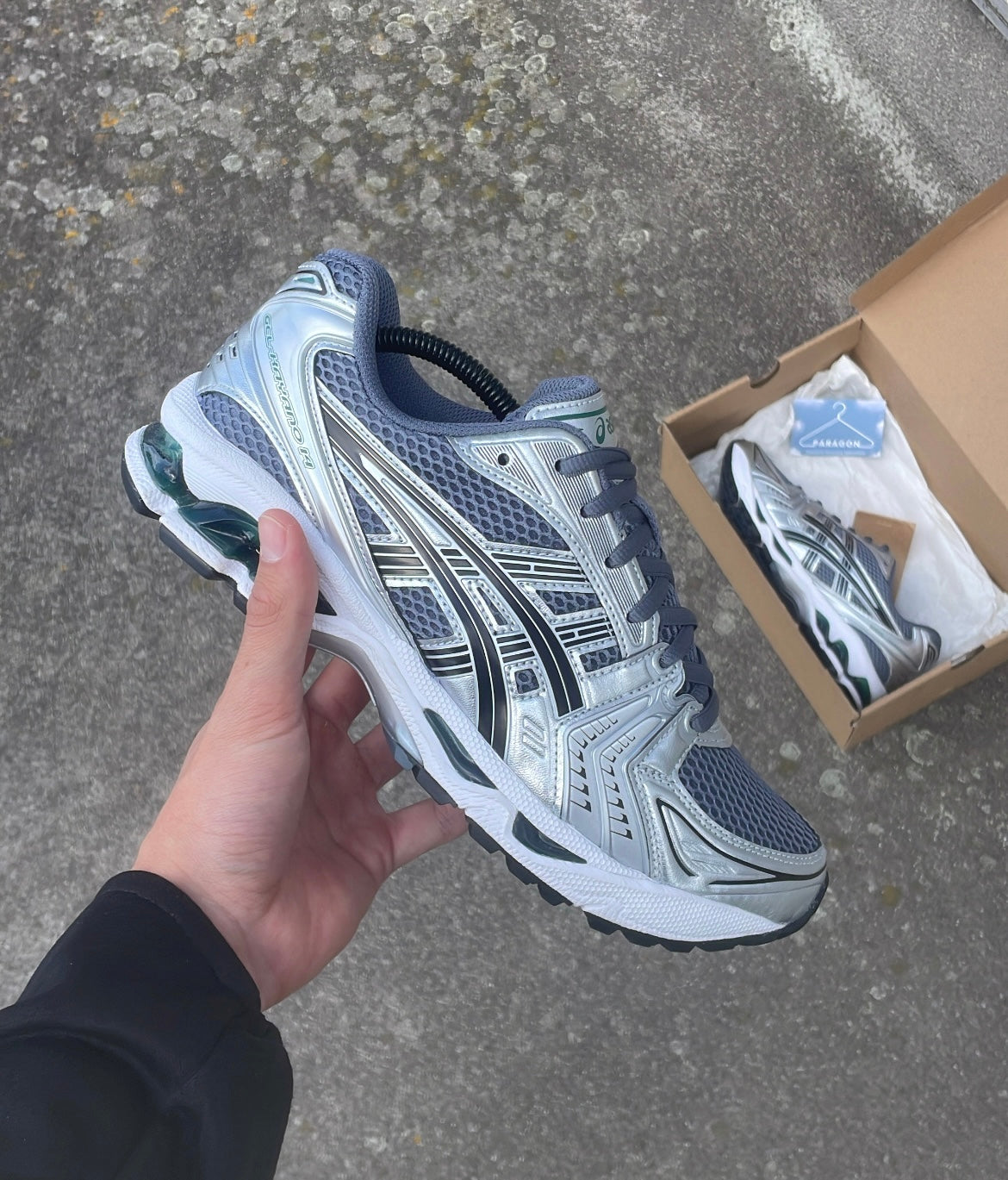 Asics Kayano 14 Jasper Green